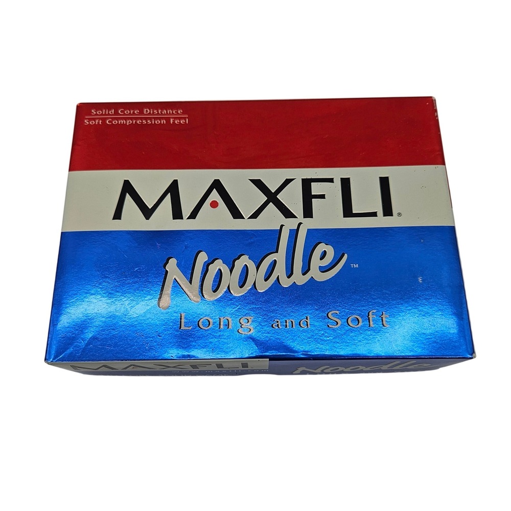 Maxfli Noodle Golf Balls Long and Soft Solid‎ Core Distance 12 Balls